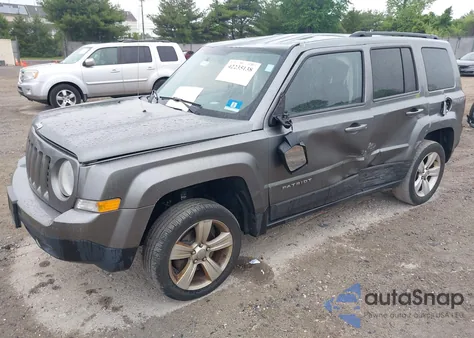 2013 Jeep Patriot Latitude из США, поврежденный, VIN 1C4NJRFB5DD274485